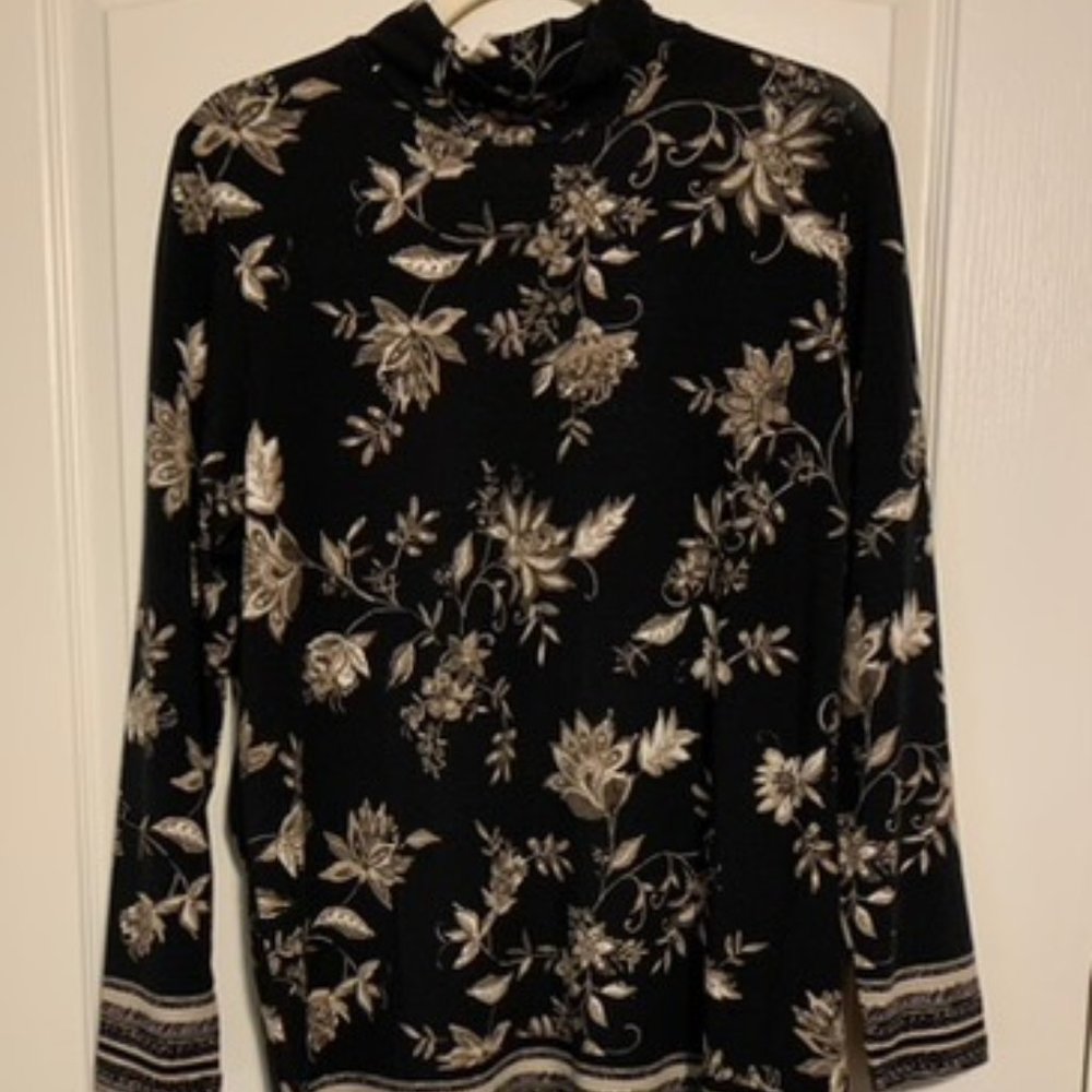 NWOT Printed Cotton Modal Tunic
